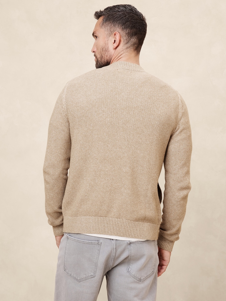 Seed Stitch Bomber