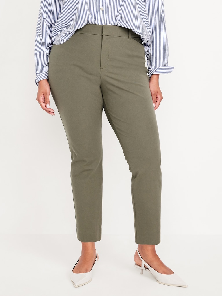 High-Waisted Pixie Skinny Ankle Pants