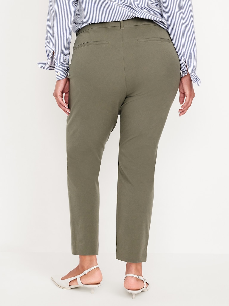 High-Waisted Pixie Skinny Ankle Pants