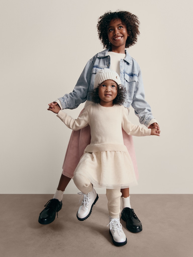 Baby & Toddler 2-in-1 Sweater Tulle Dress