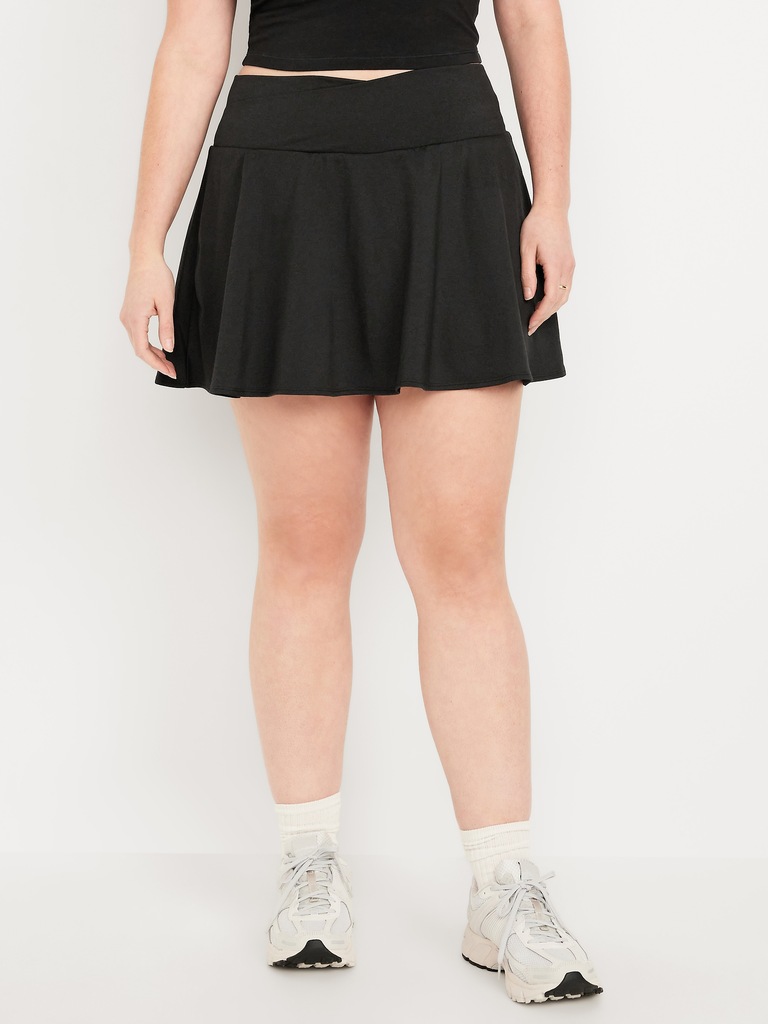 Jupe-short NuageConfo à taille très haute