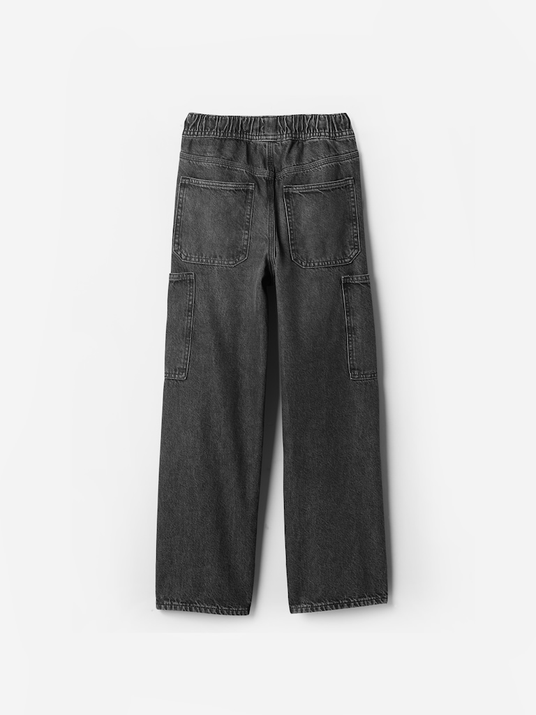 Kids Baggy Cargo Pull-On Jeans