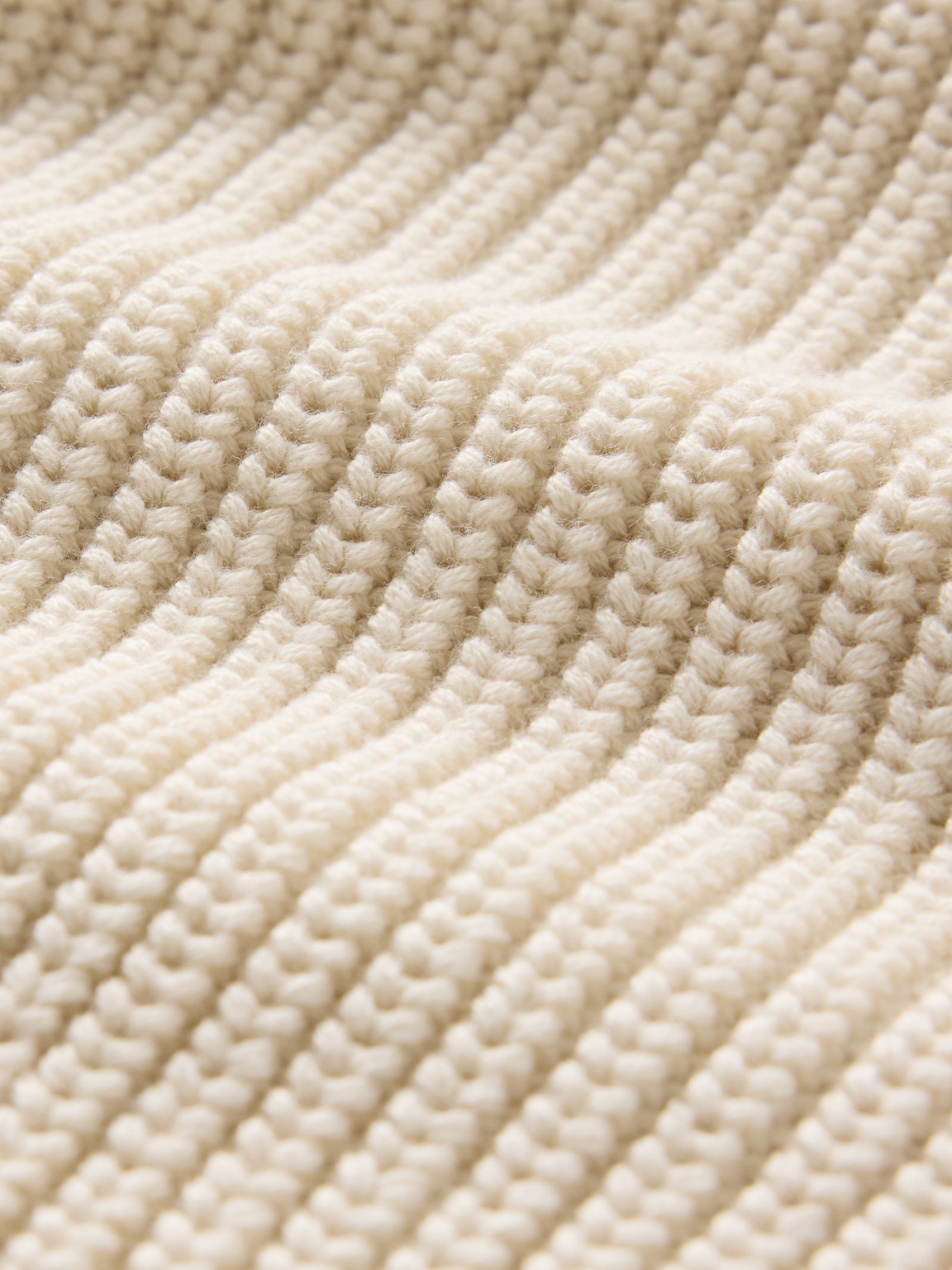 100% Cotton Shaker-Stitch V-Neck Sweater