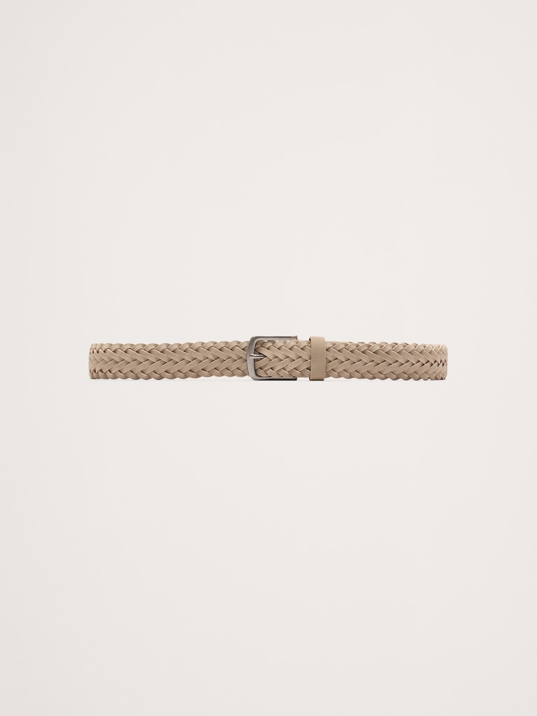 Braided Suede Belt