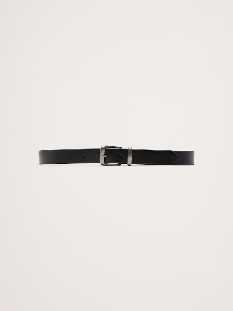 Metal Catch Leather Belt