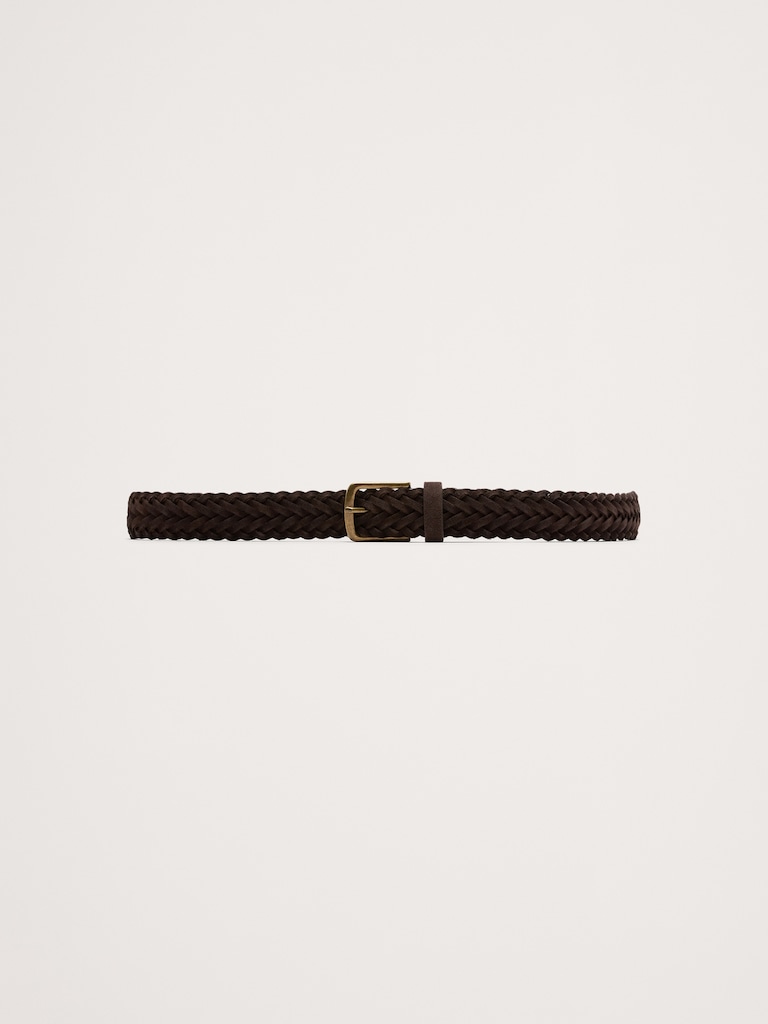 Braided Suede Belt