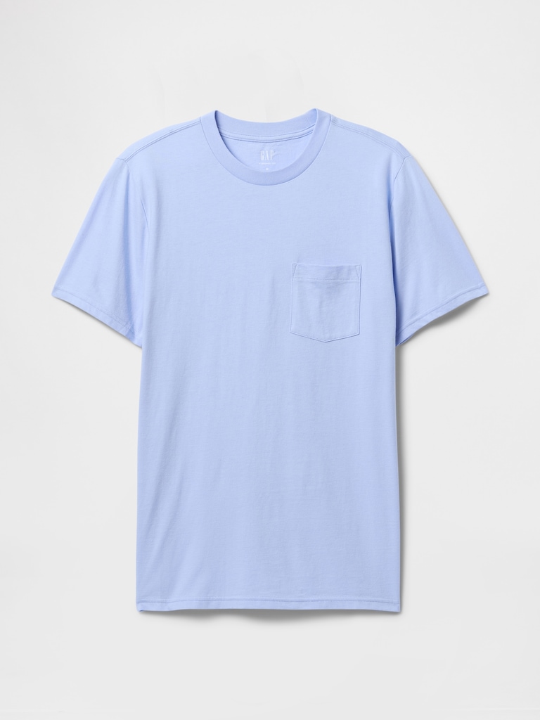 Adult Organic Cotton Pocket T-Shirt