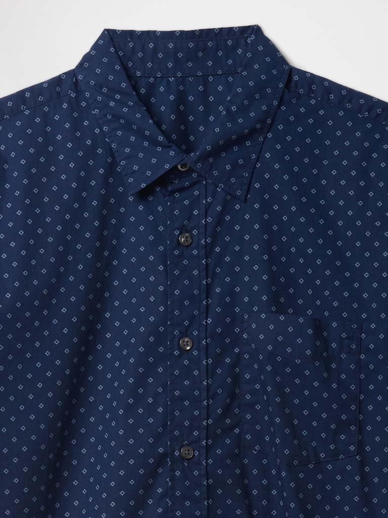 Stretch Poplin Shirt in Standard Fit
