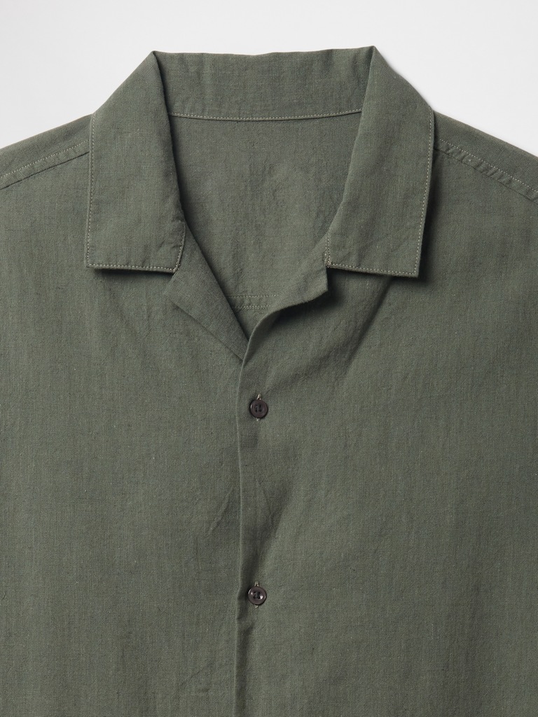 Linen-Blend Vacay Shirt in Standard Fit