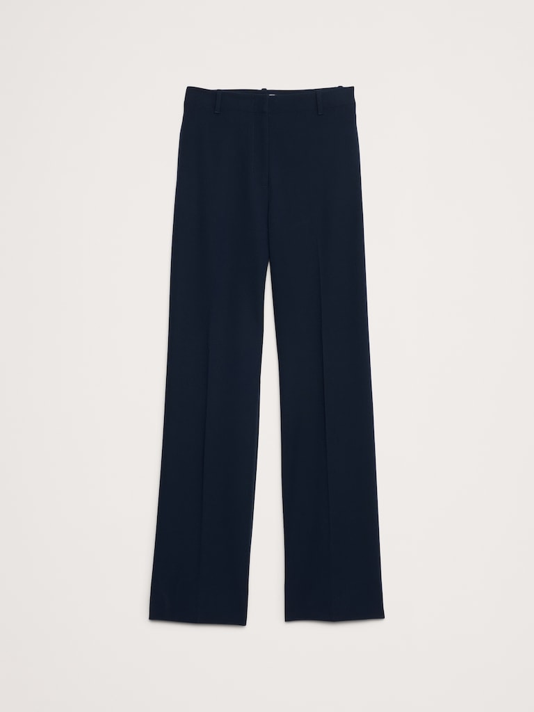 High-Rise Modern Straight City Stretch Pant
