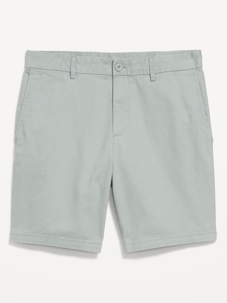 Slim Built-In Flex Rotation Chino Shorts -- 8-inch inseam