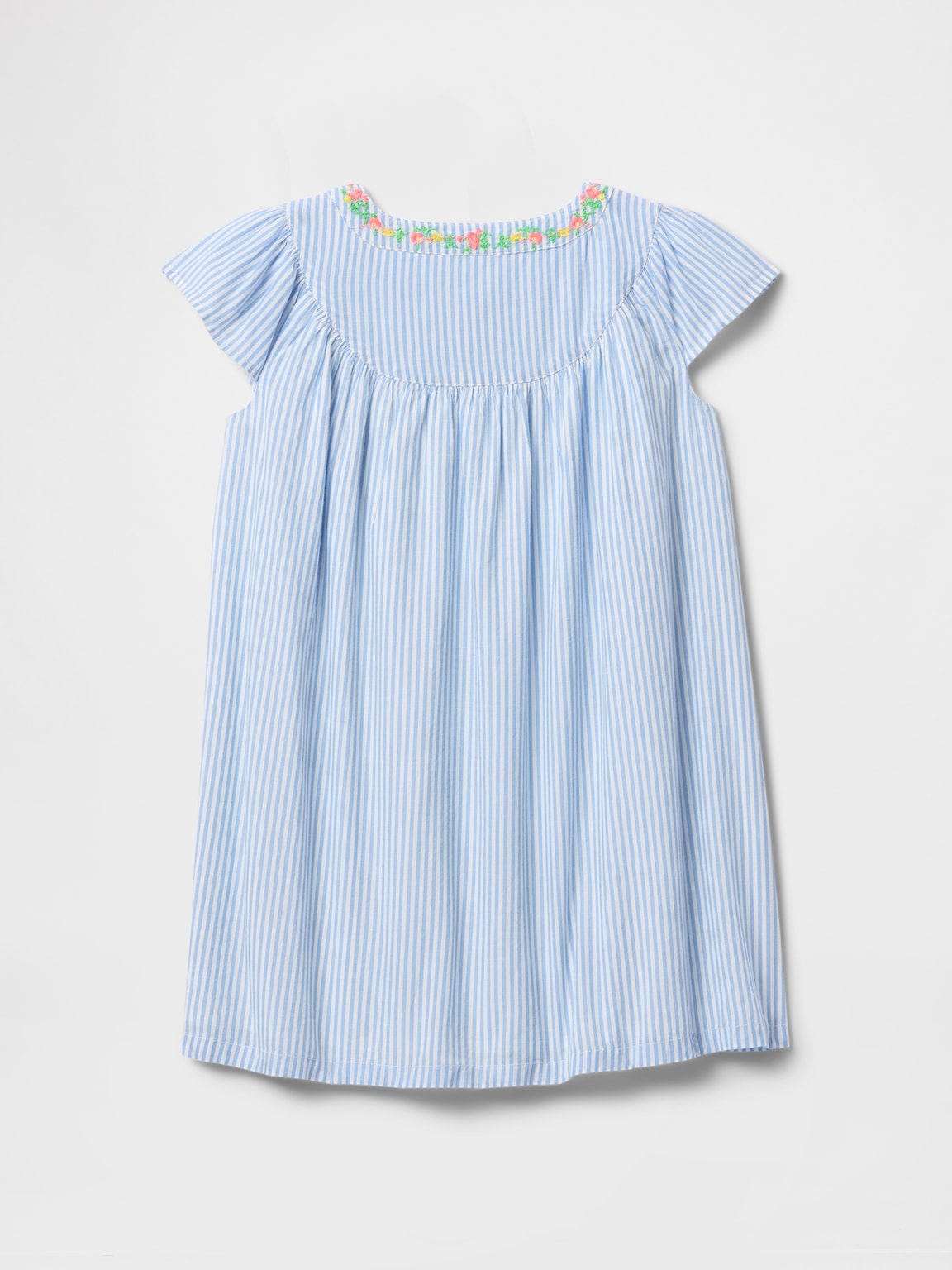 Baby & Toddler Flutter-Sleeve Shirtdress