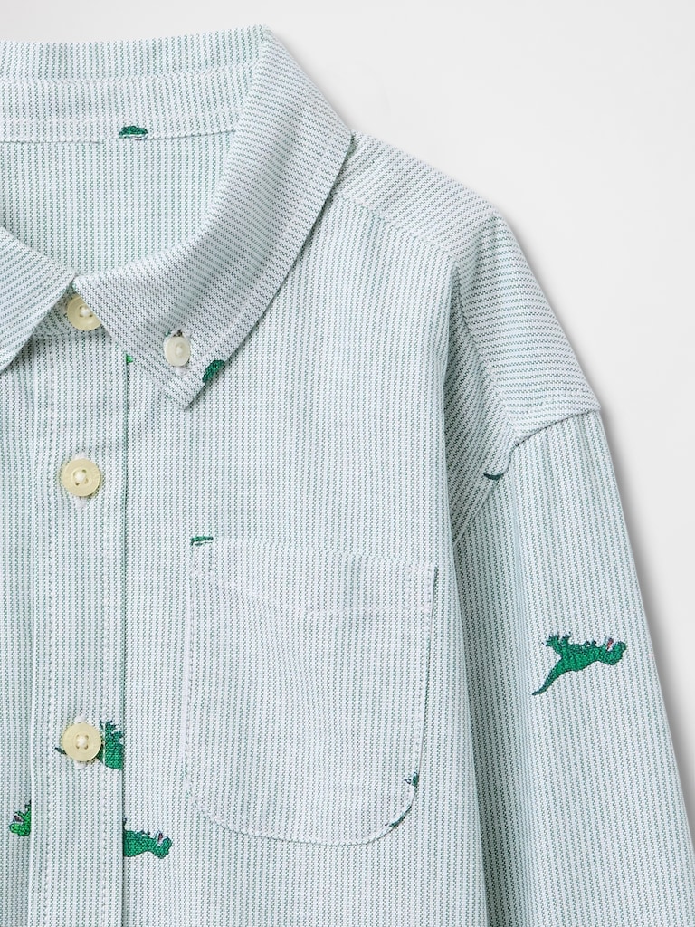 Baby & Toddler Striped Oxford Big Shirt