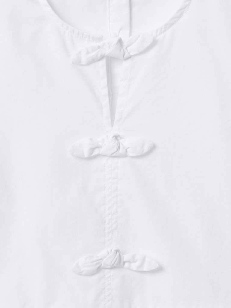 Kids Puff-Sleeve Peplum Top