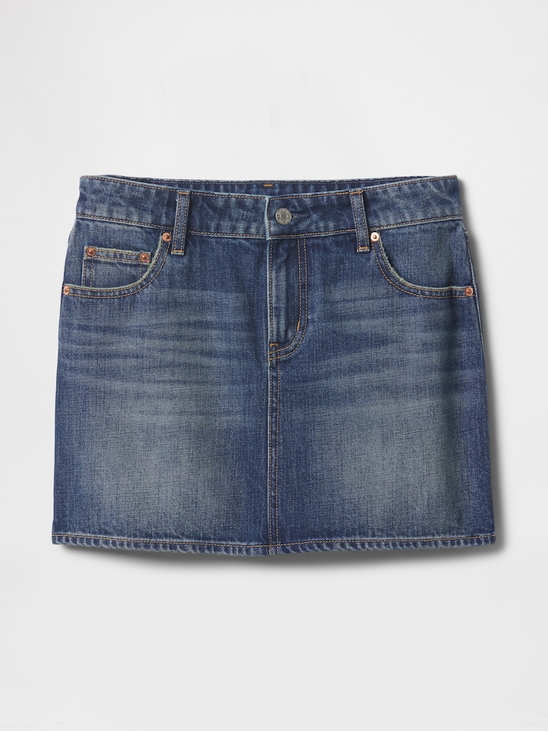 Denim Mini Skirt