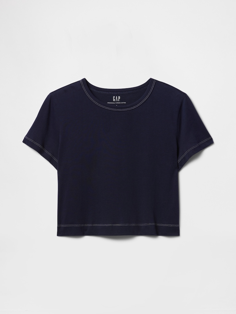 Organic Cotton VintageSoft Crop T-Shirt