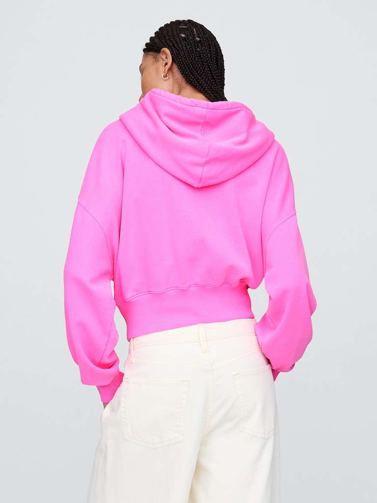 VintageSoft Wedge Zip Hoodie