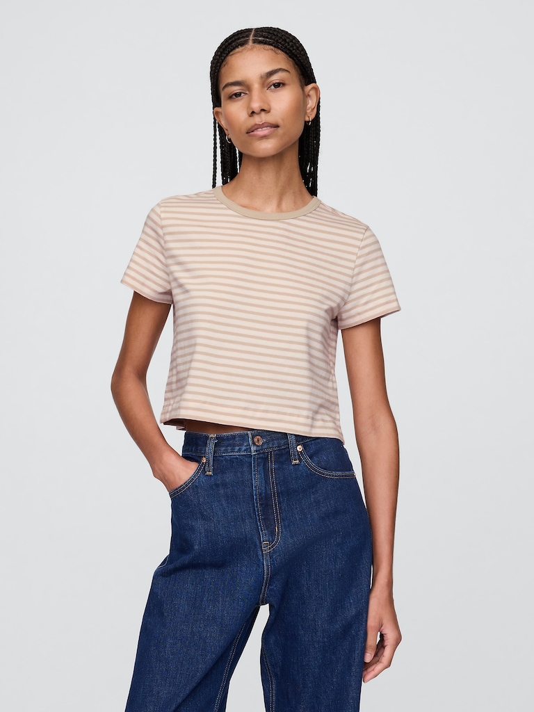 Organic Cotton VintageSoft Crop T-Shirt