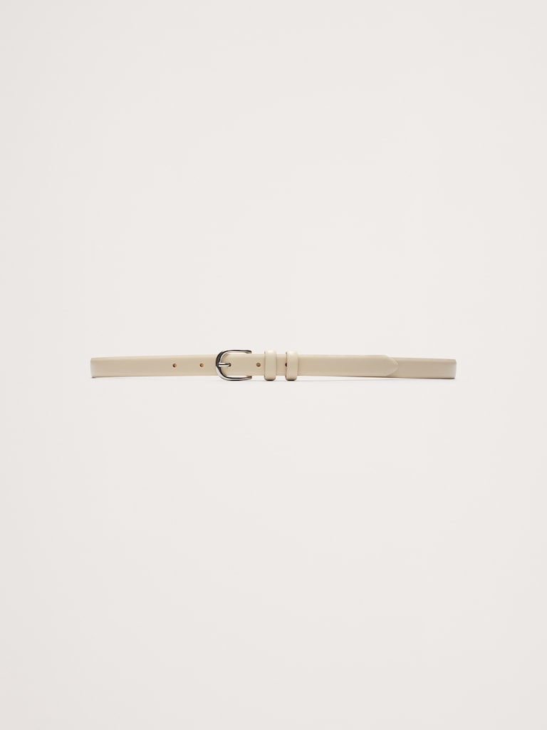 Slim Leather Belt