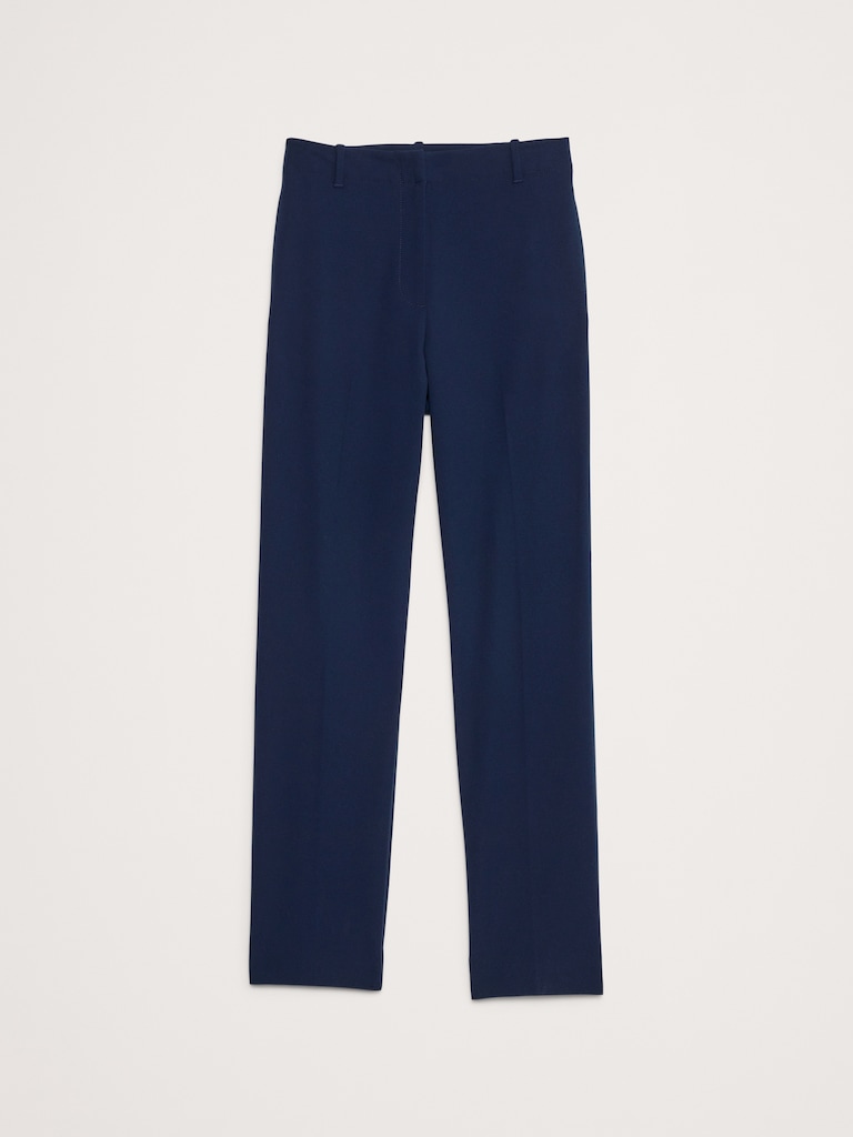 High-Rise Modern Slim City Stretch Ankle Pant