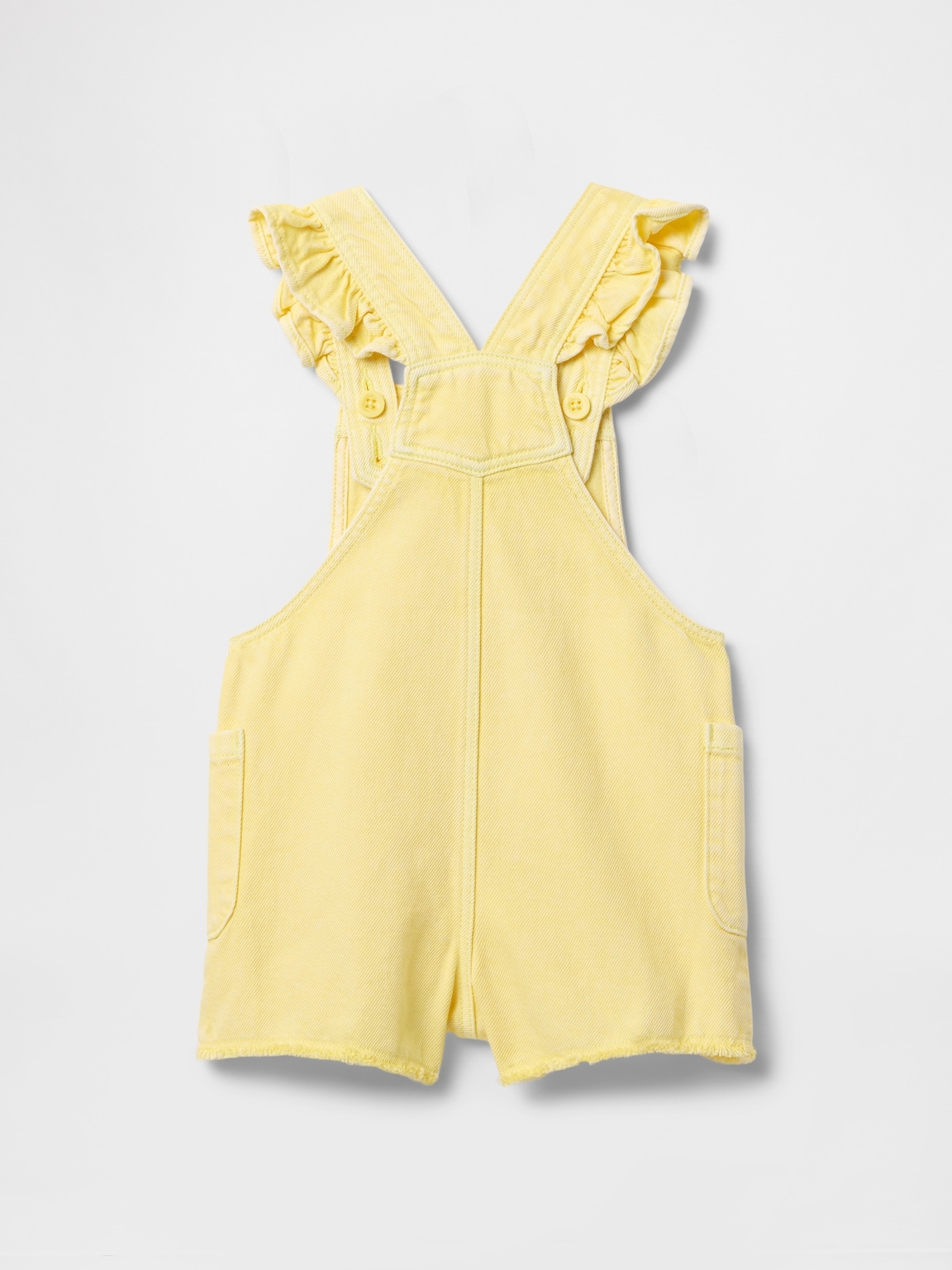 Baby & Toddler UltraSoft Ruffle Denim Shortalls