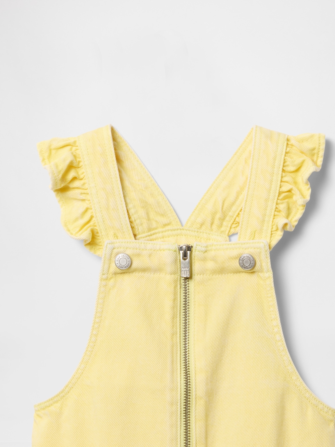 Baby & Toddler UltraSoft Ruffle Denim Shortalls