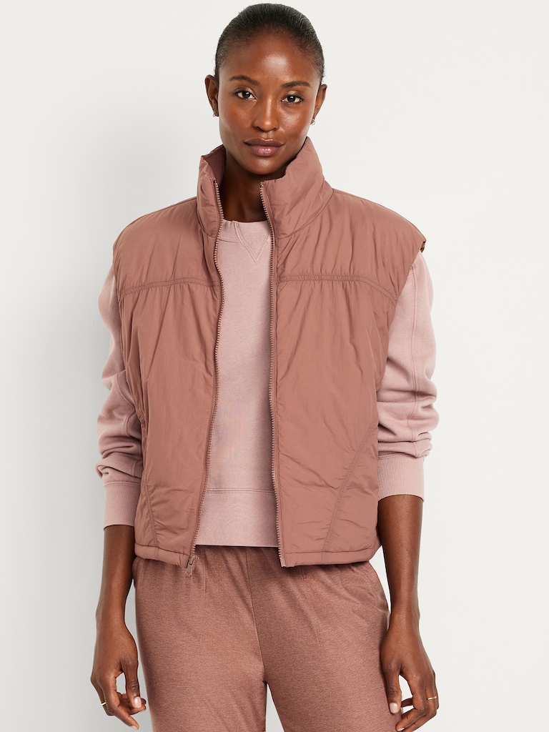Water-Repellent Zip Vest