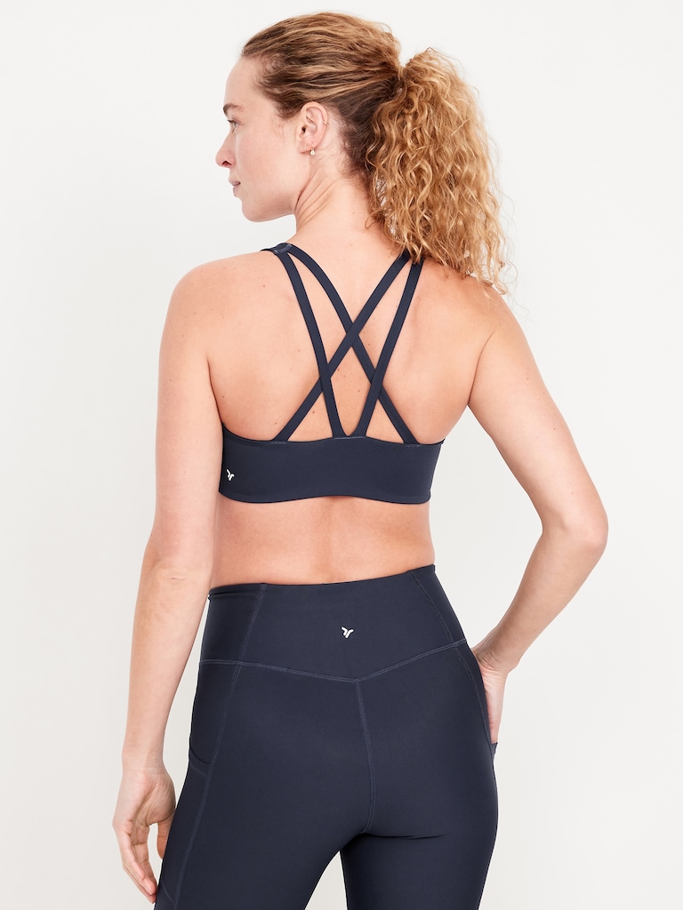 PowerSoft Molded Cup Strappy Sports Bra