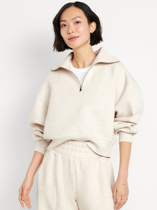 Old Navy Bounce Fleece Half-Zip Pullover Sweatshirt