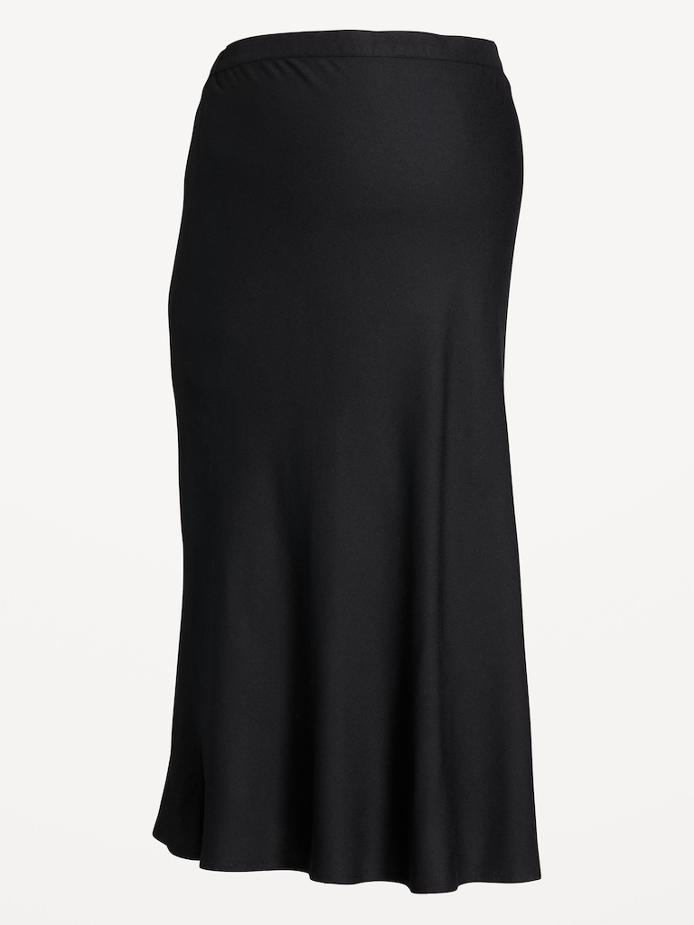 Maternity A-Line Midi Skirt