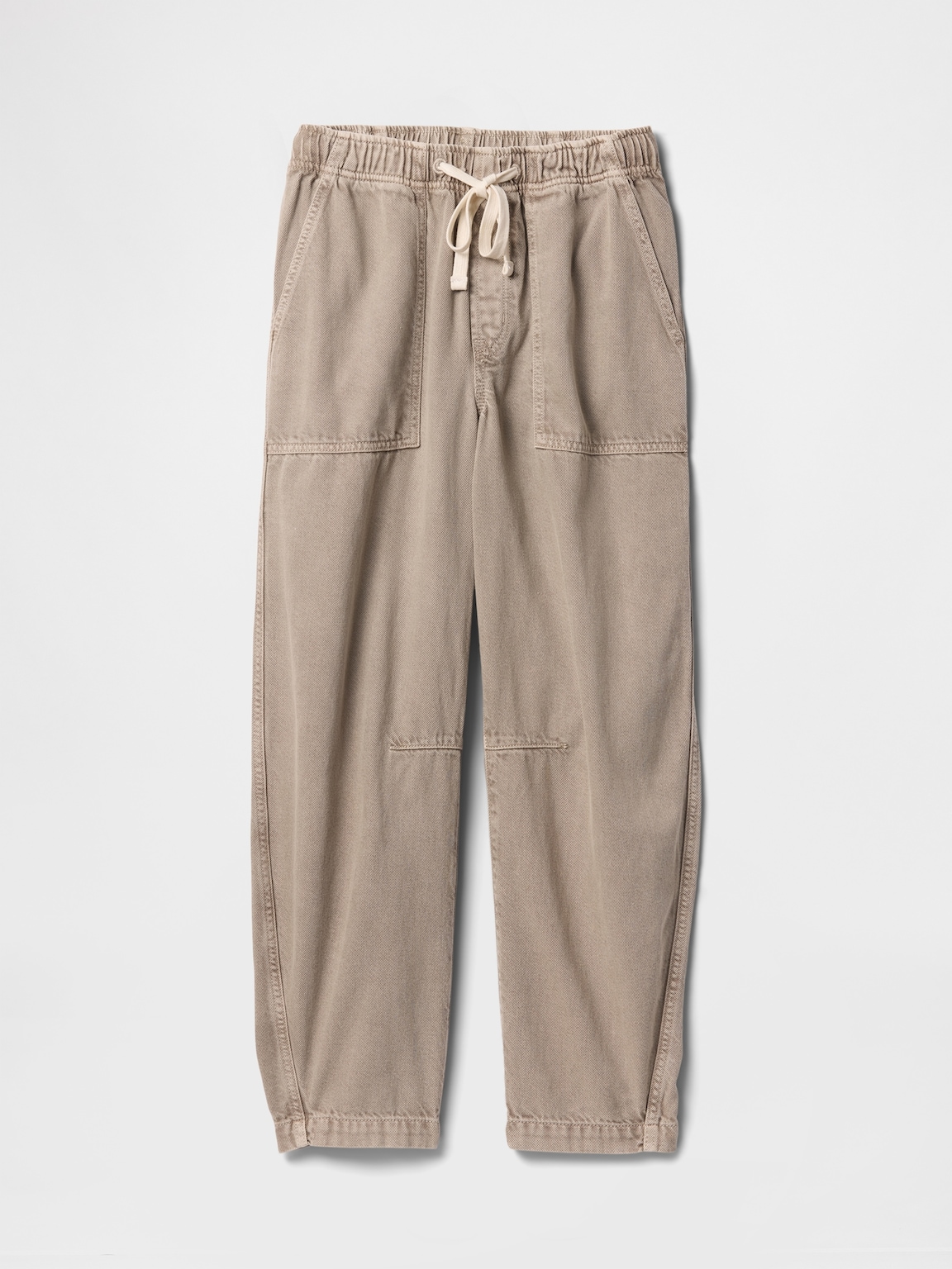 Mid Rise SuperSoft Pull-On Barrel Jeans