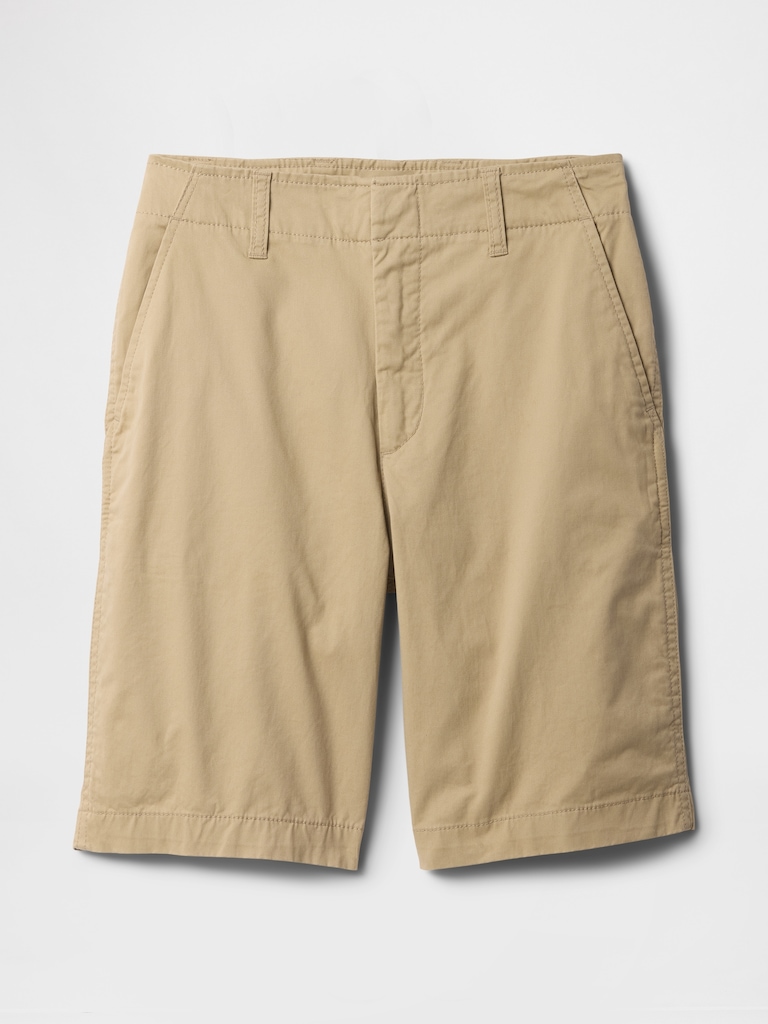 9" Downtown Khaki Bermuda Shorts