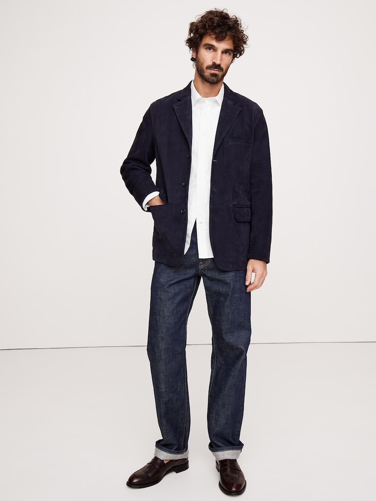 Standard-Fit Washed Cotton Poplin Shirt