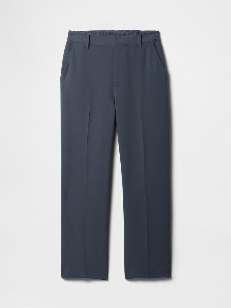 High Rise Easy Straight-Leg Pants