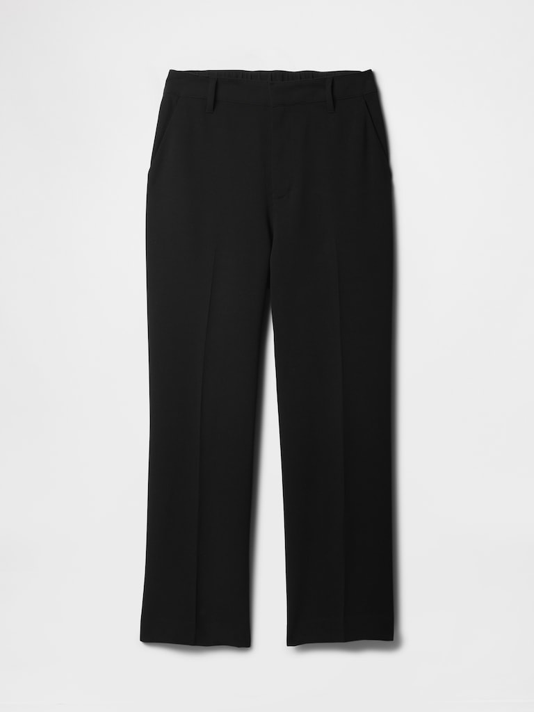 High Rise Easy Straight-Leg Pants