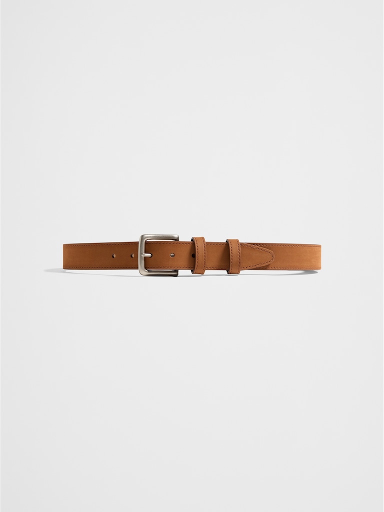 Casual Denim Nubuck Belt