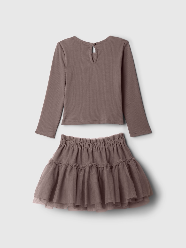 Baby & Toddler Bow Tulle Outfit Set