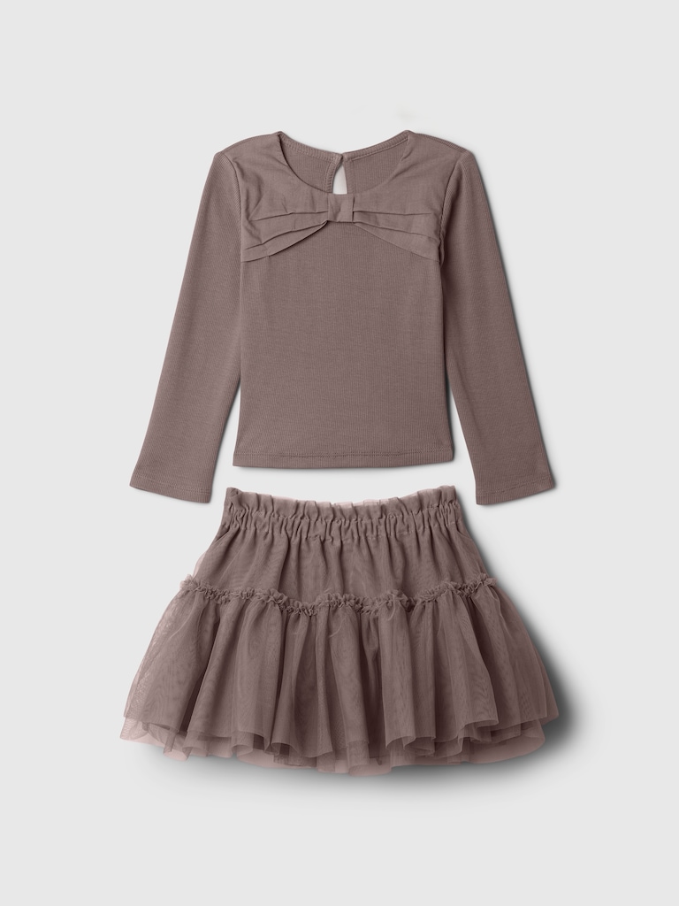 Baby & Toddler Bow Tulle Outfit Set