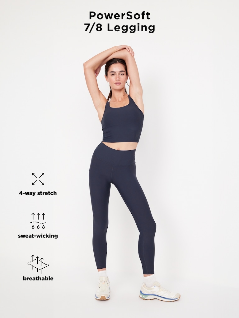 High-Waisted PowerSoft 7/8 Leggings