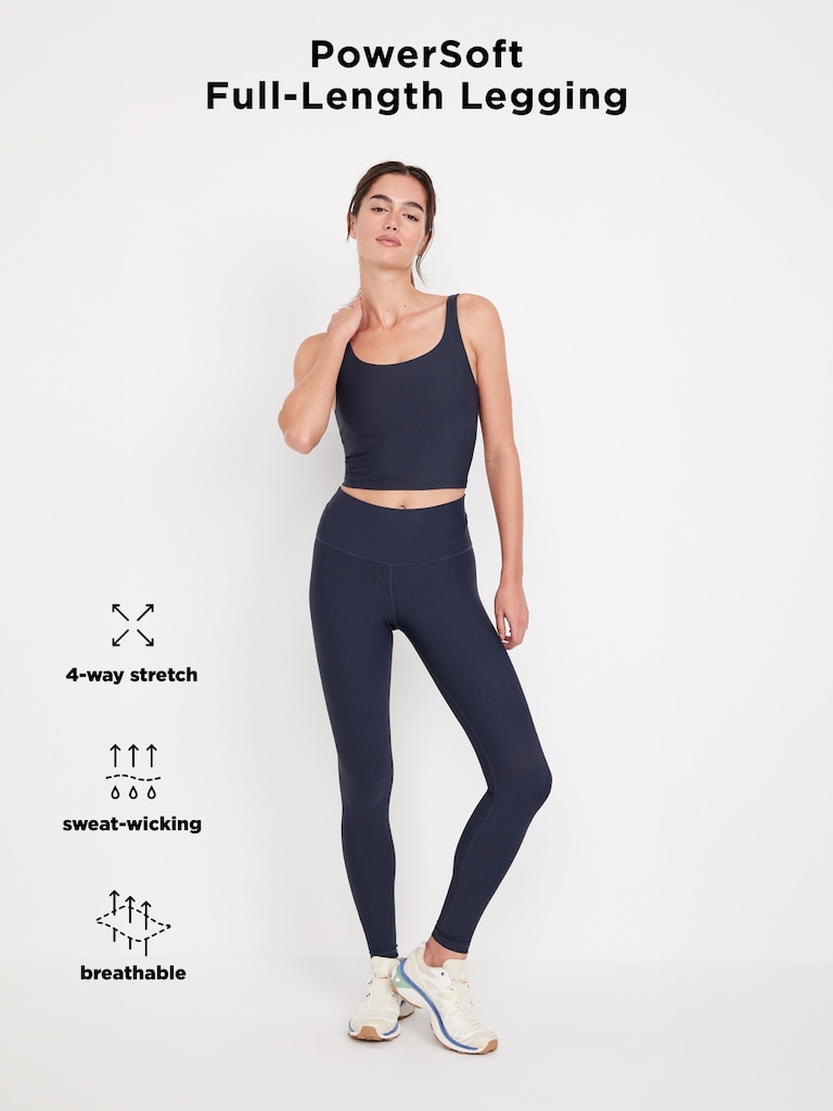 High-Waisted PowerSoft Full-Length Leggings