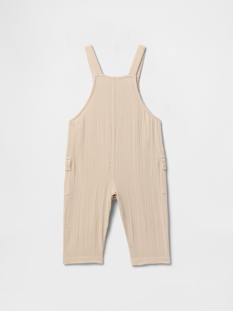 Baby Crinkle Gauze Overalls