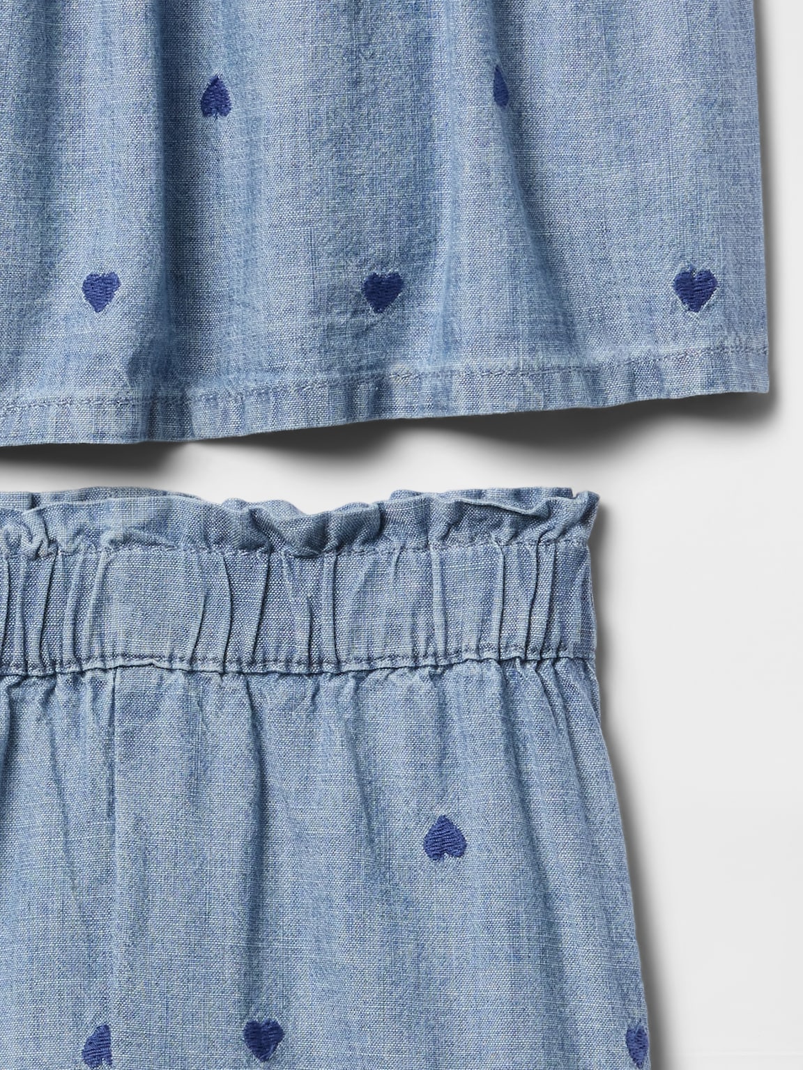 Baby & Toddler Chambray Heart Outfit Set
