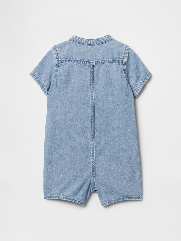 Baby Denim Shorty One-Piece