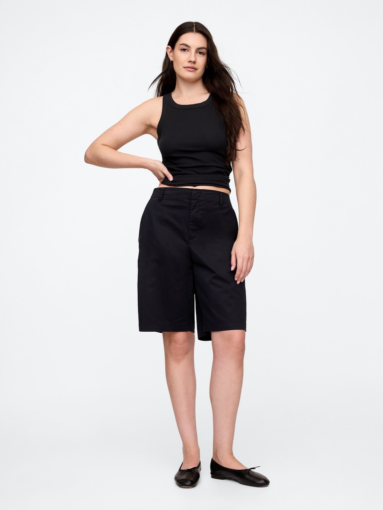 9" Downtown Khaki Bermuda Shorts