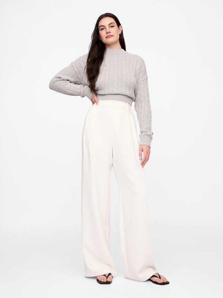 Easy Crepe Trousers
