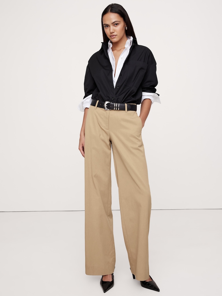 The Everyday Wide-Leg Pant in Tencel™-Cotton