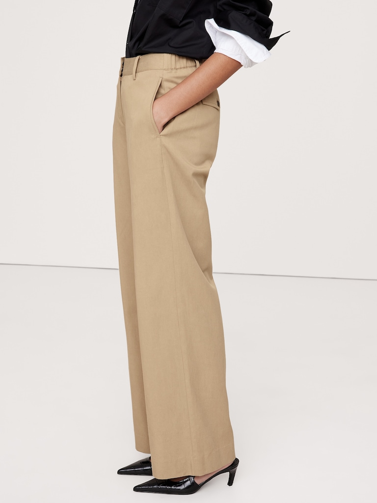 The Everyday Wide-Leg Pant in Tencel™-Cotton