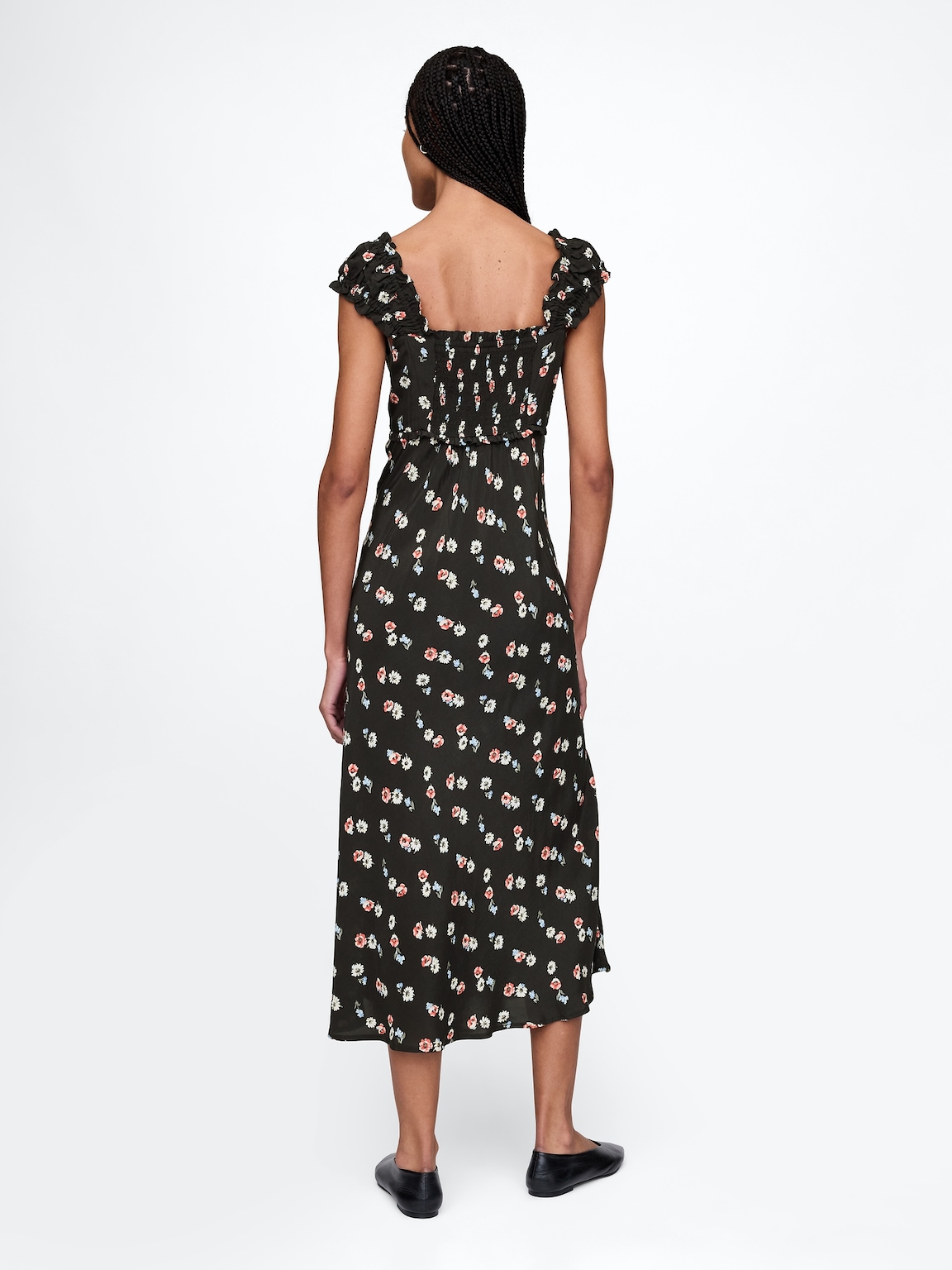 Crepe Sweetheart Maxi Dress