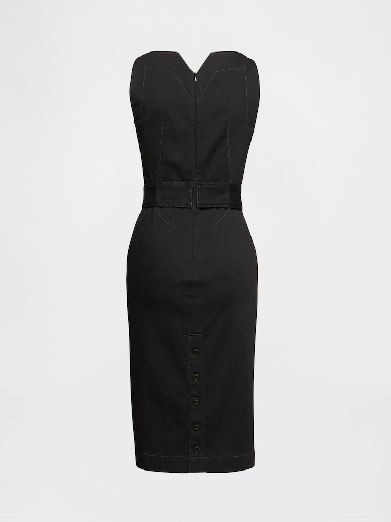 GapStudio Seamed Denim Dress