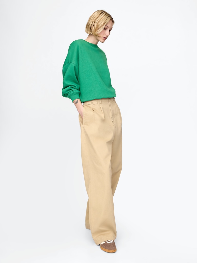 VintageSoft Wedge Crewneck Sweatshirt